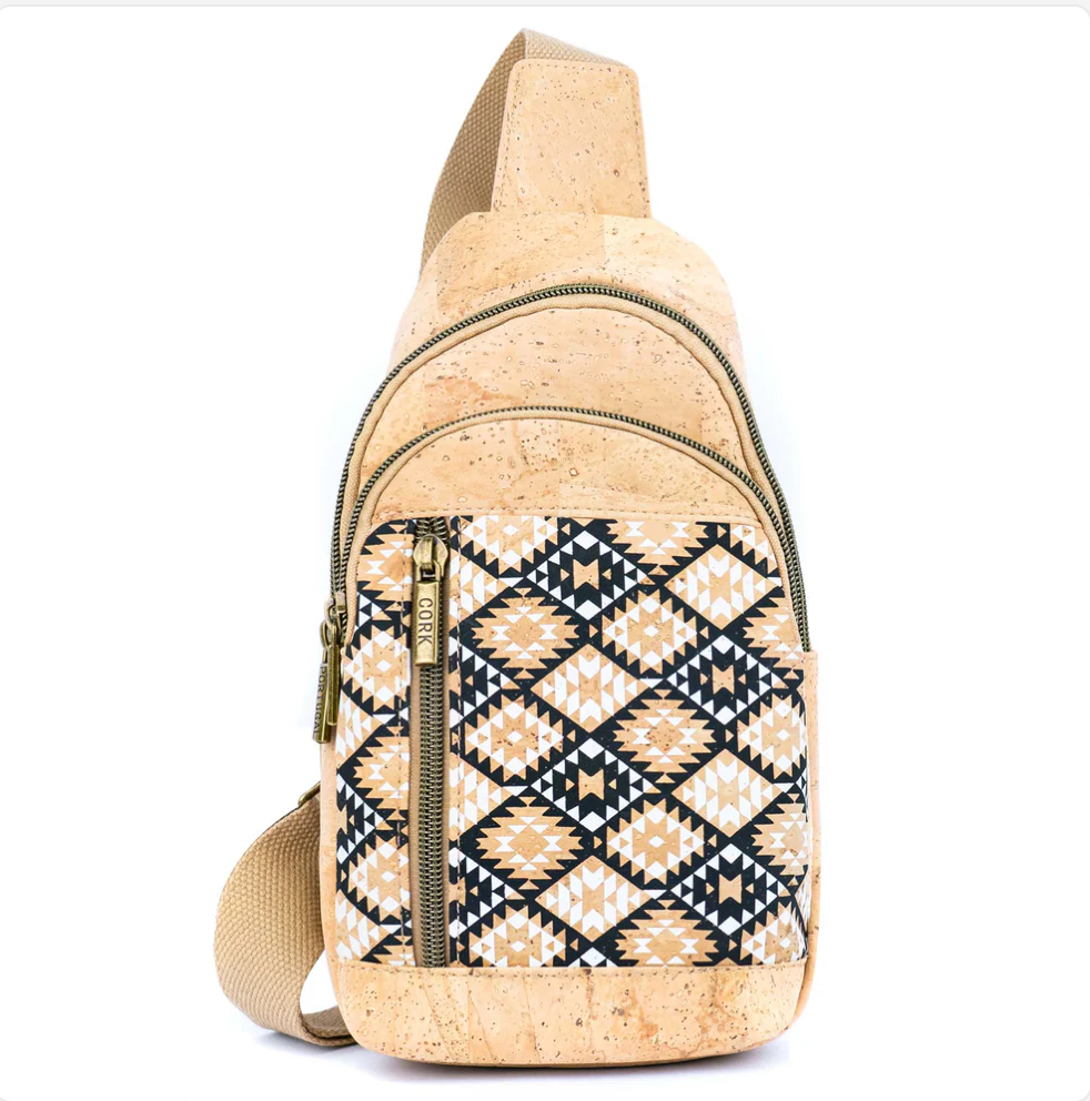 Cork Sling Bag with Adjustable Strap