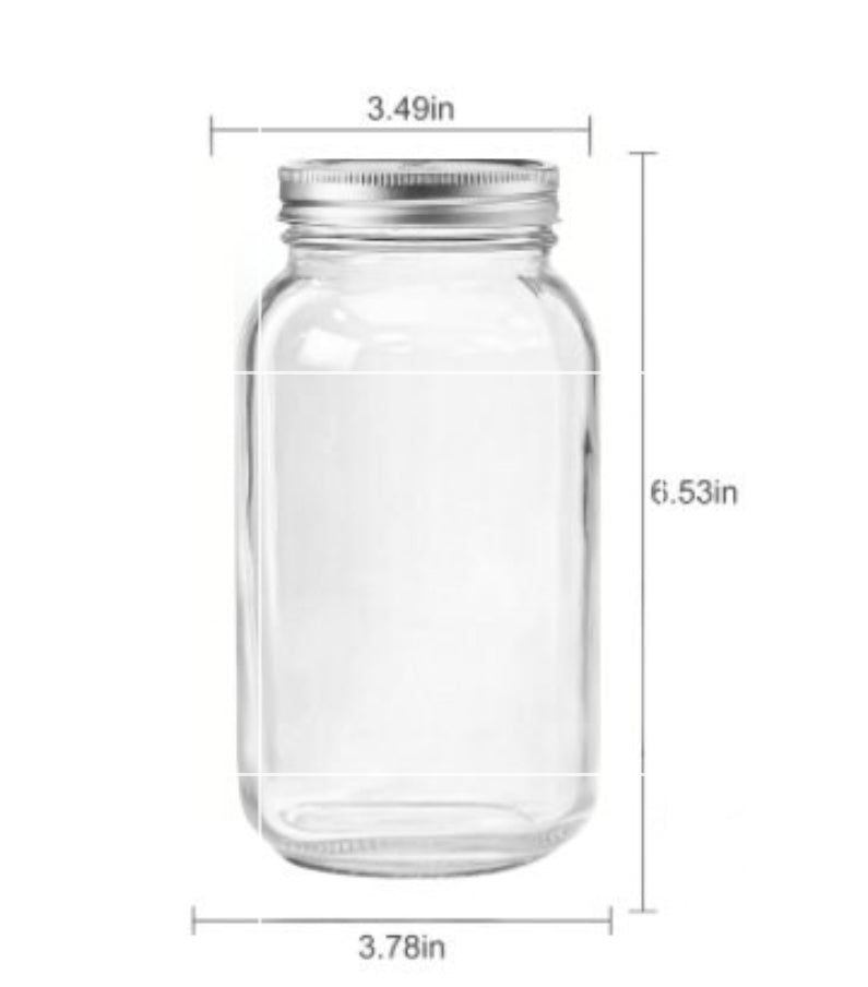 Queen Bee Mason Jar Tissue Holder