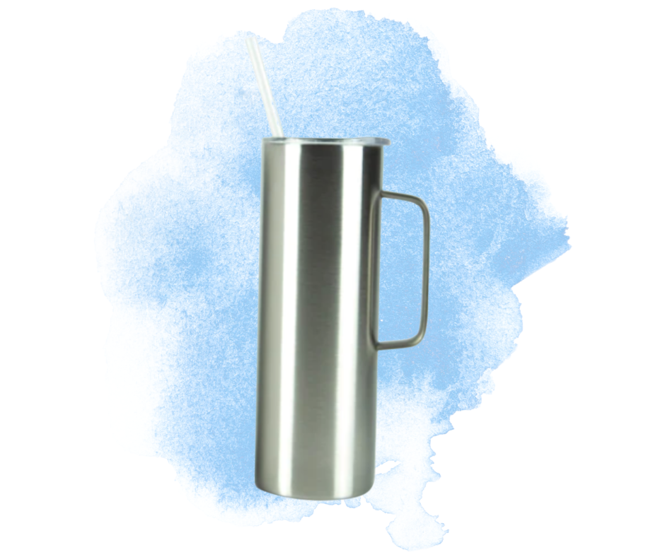 Custom Skinny Tumbler w/handle