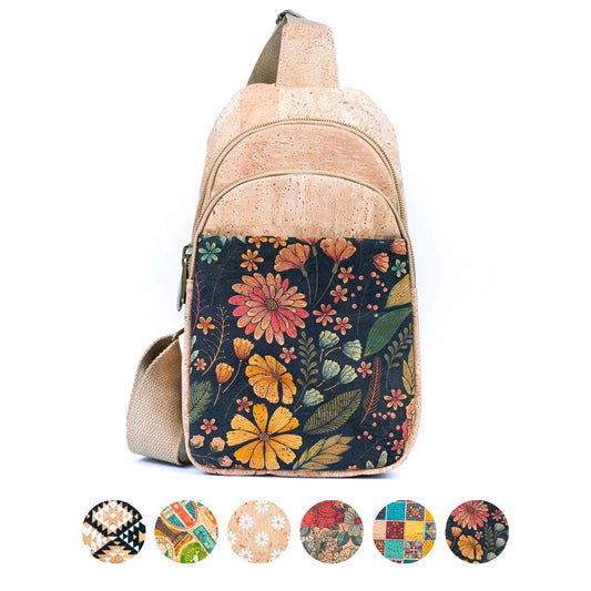 Three-Compartment Sling Bag