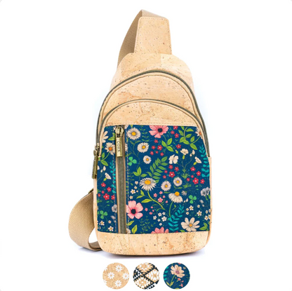 Cork Sling Bag with Adjustable Strap