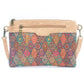Printed Cork Crossbody Clutch
