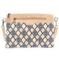 Printed Cork Crossbody Clutch