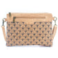 Printed Cork Crossbody Clutch