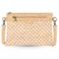 Printed Cork Crossbody Clutch