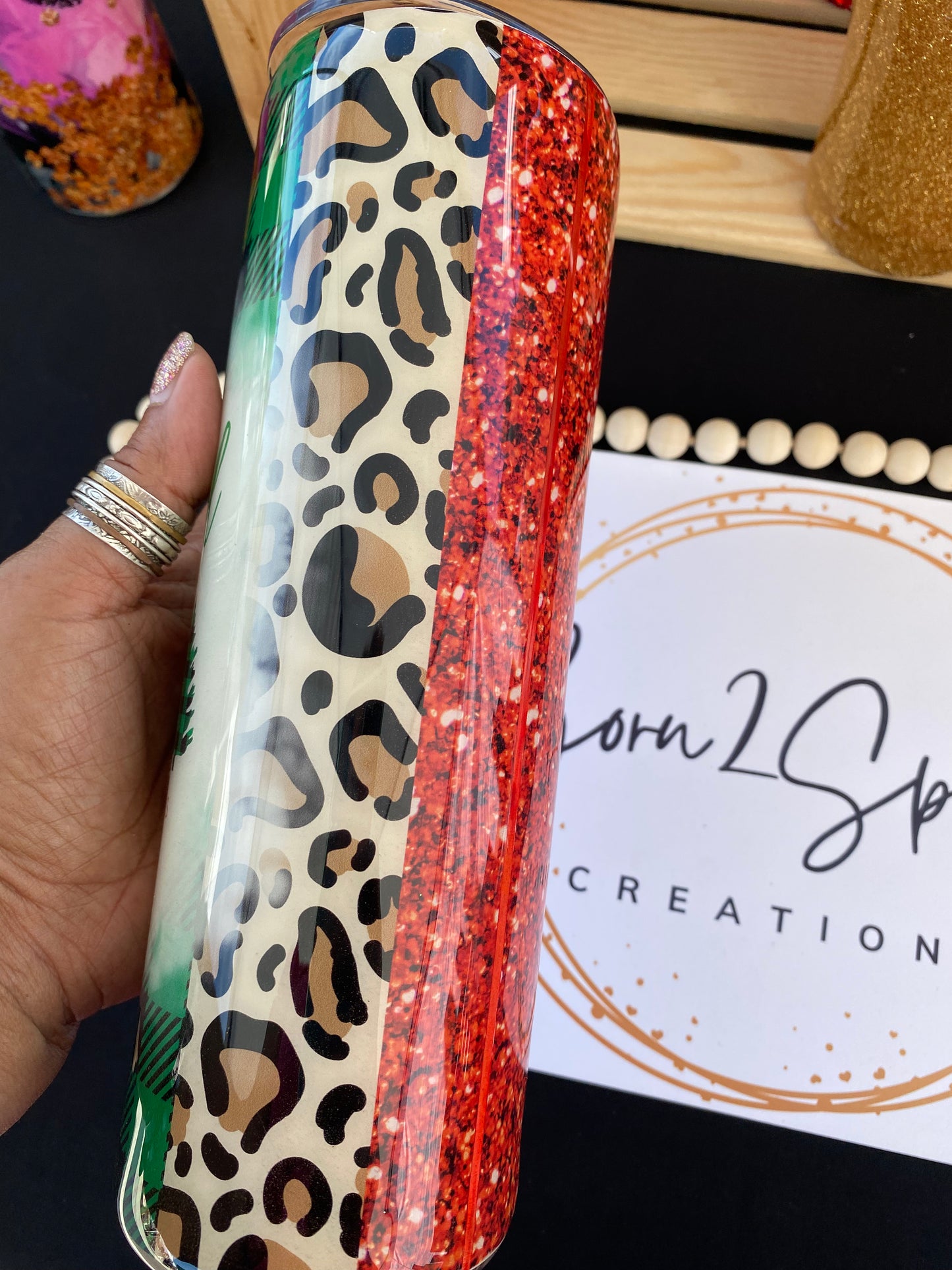 20oz Just a Girl Who Loves Christmas Tumbler