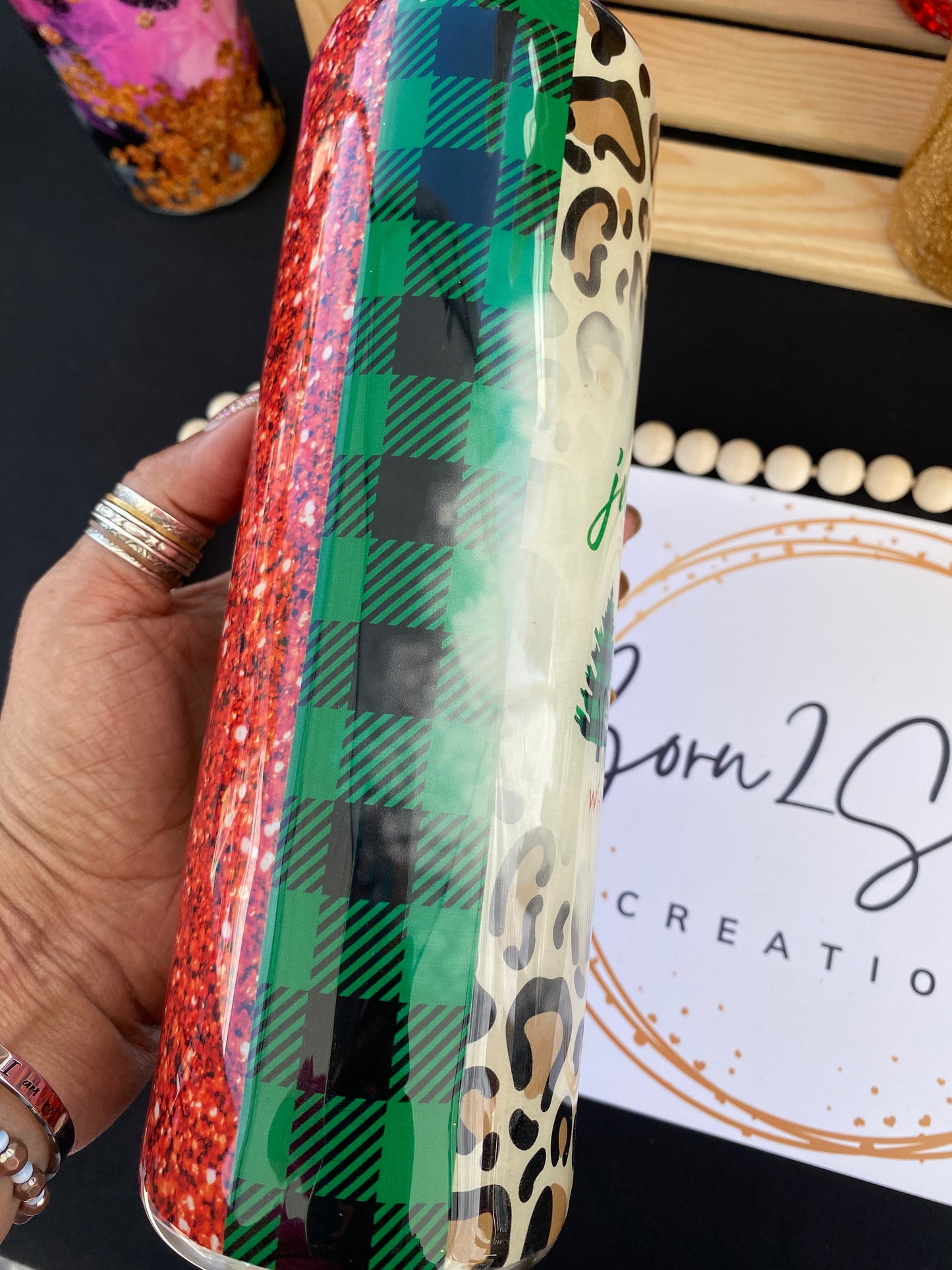 20oz Just a Girl Who Loves Christmas Tumbler