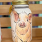 Hey Babe Pig Mason Jar Tissue Holder