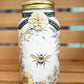 Queen Bee Mason Jar Tissue Holder