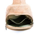 Blue Daisy Cork Chest Sling Bag