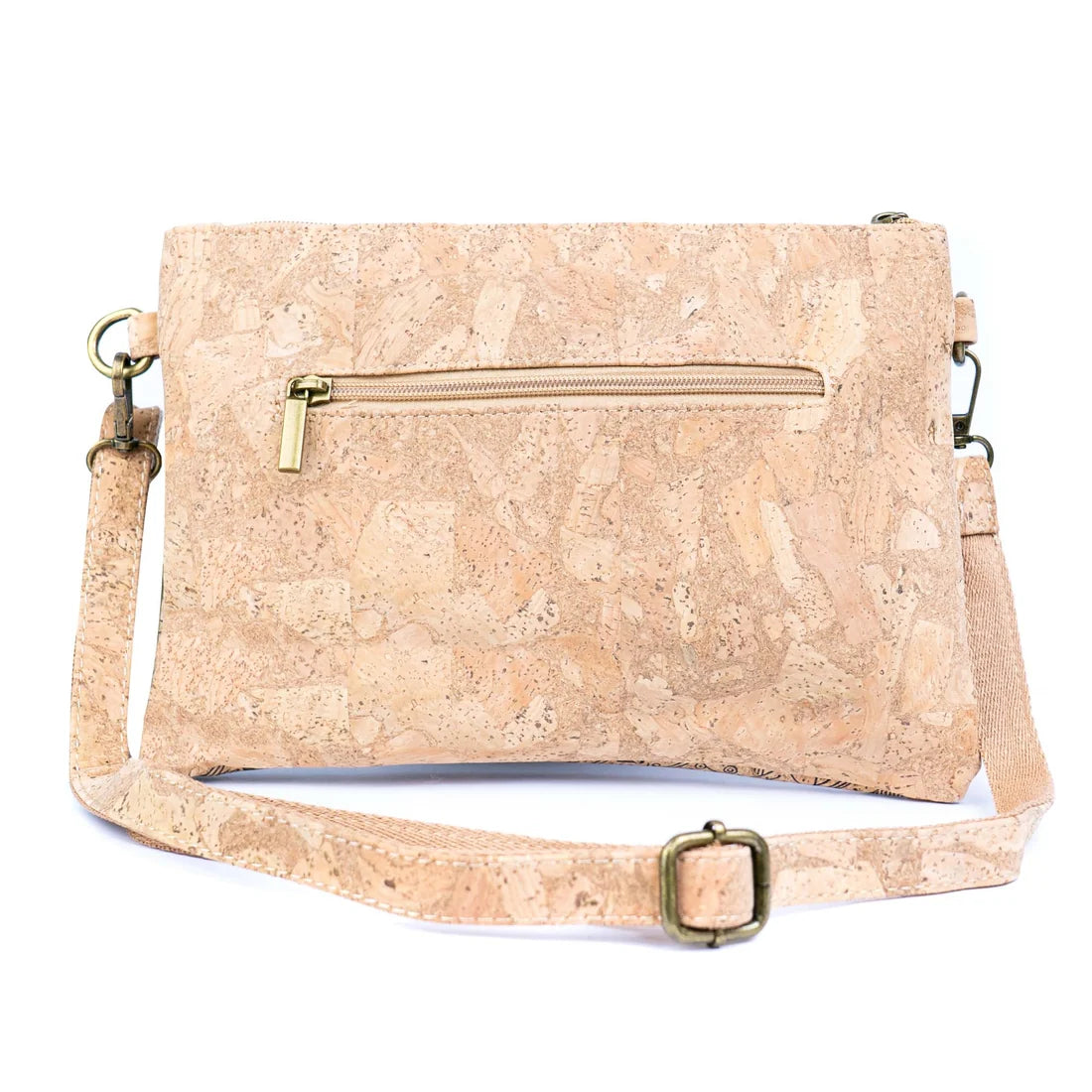 Printed Natural Cork Crossbody Bag & Clutch BAG-2393