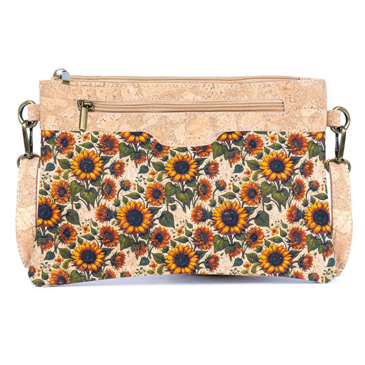 Printed Natural Cork Crossbody Bag & Clutch BAG-2393
