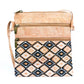 Cork Double-Zip Crossbody Bag
