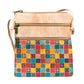 Cork Double-Zip Crossbody Bag