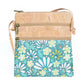 Cork Double-Zip Crossbody Bag