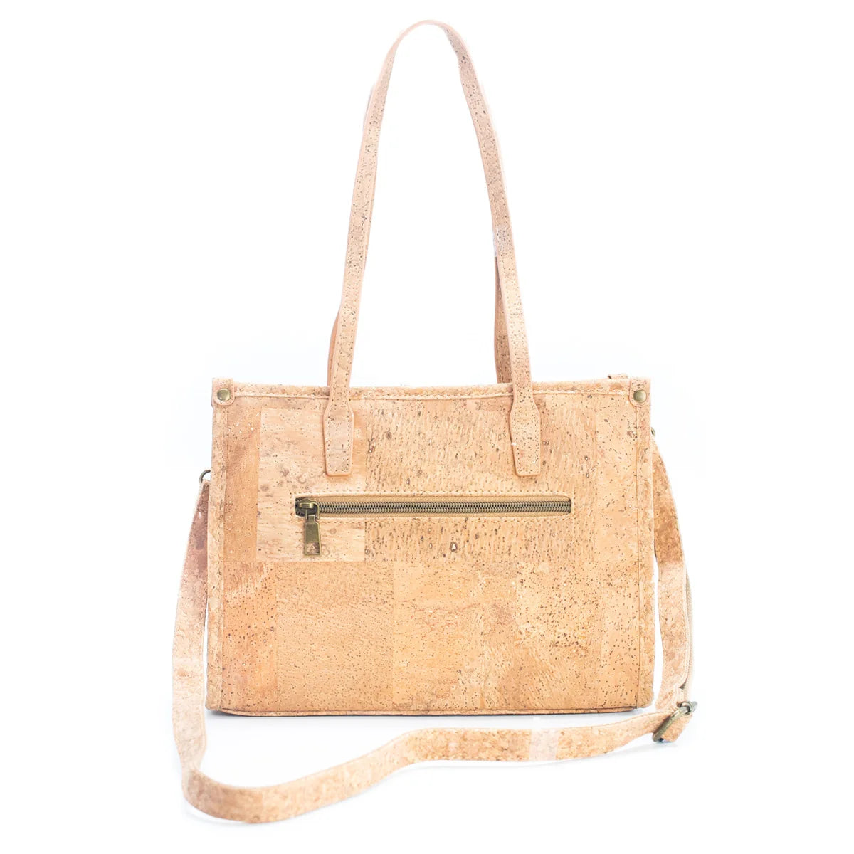 Natural Cork Tote Bag with Shoulder Strap