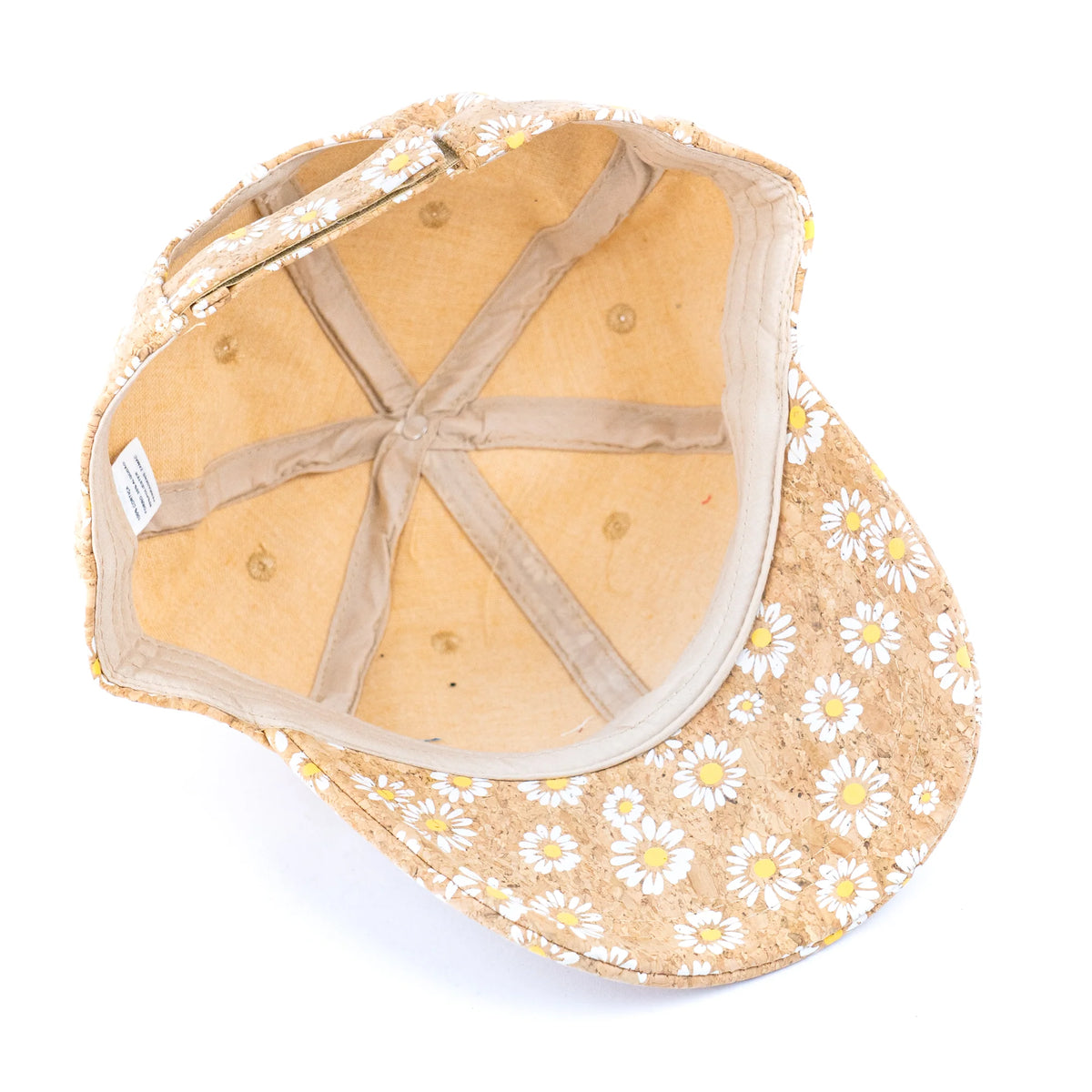 Women’s Cork Baseball Cap – Daisy Prints