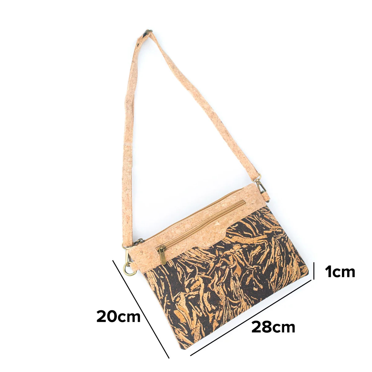 Coffee Bean Cork Crossbody & Clutch